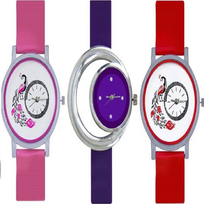 parekh enterprise new stylish and peacock print watch combo of 3 watches for girls and women. Watch - For Women
parekh enterprise new stylish and peacock print watch combo of 3 watches for girls and women. Watch - For Women