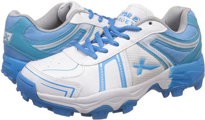 Vector X Target Cricket shoe Size Cricket Shoes For Men(White, Blue, White/sky blue