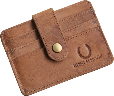 Husk N Hoof Men Casual Tan Genuine Leather Card Holder(5 Card Slots), Hunter brown
Husk N Hoof Men Casual Tan Genuine Leather Card Holder(5 Card Slots), Hunter brown