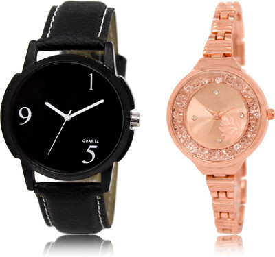 The Shopoholic New Collection Black And Rose Gold Dial Analog Watch For Boys And Girls Watch For Boys Watch - For Men & Women