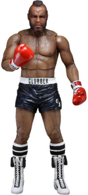 NECA Rocky 40th Anniversary: Clubber Lang in Black Trunks(Multicolor)