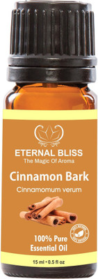 Eternal Bliss Cinnamon Bark Essential Oil - Pure Natural Aromatherapy & Therapeutic Grade Oil For Skin Care & Hair Care Hair Oil (15 ML)(15 ml)
Eternal Bliss Cinnamon Bark Essential Oil - Pure Natural Aromatherapy & Therapeutic Grade Oil For Skin Care & Hair Care Hair Oil (15 ML)(15 ml)