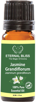Eternal Bliss Jasmine Essential Oil Grandiflorum - Pure Natural Aromatherapy & Therapeutic Grade Oil For Skin Care & Hair Care Hair Oil (30 ML)(30 ml)