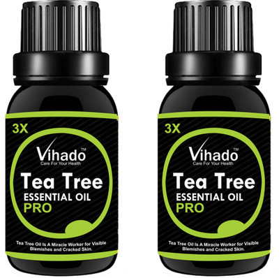 VIHADO Pure Tea Tree Essential Oil 3X PRO (30 ML) (Pack of 2)(30 ml)