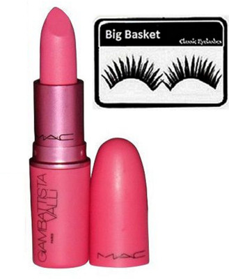 big basket Eyelashes, Mac Giambattista Valli Lipstick Sweetie(Set of 2)