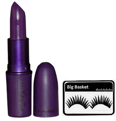 big basket Eyelashes, Mac Giambattista Lipstick Pansy(Set of 2)