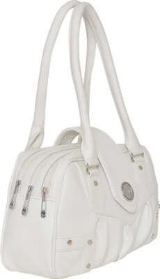 FD Fashion Soft Shoulder Bag(White)