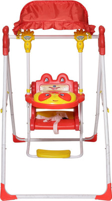 NHR Baby Garden Swing with lights and music Red(Red)