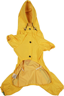 Puppy love Raincoat for Dog(Yellow, Red