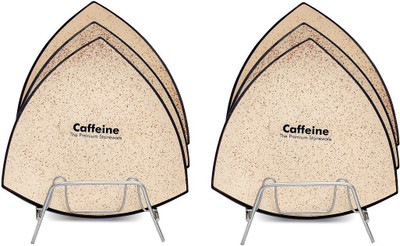 Caffeine Handmade Marble Matte Triangle Plate Set(Pack of 6)
Caffeine Handmade Marble Matte Triangle Plate Set(Pack of 6)