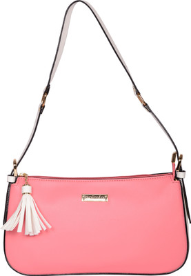 aaimfa Women Casual Pink PU Sling Bag