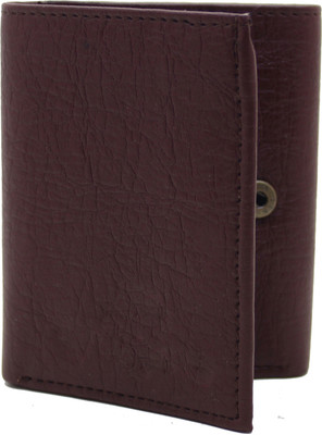 MS Men Formal Brown Artificial Leather Wallet(4 Card Slots)