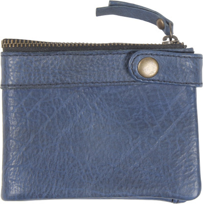 Tee Ess Boys Casual Blue Genuine Leather Wallet(4 Card Slots), Antique blue