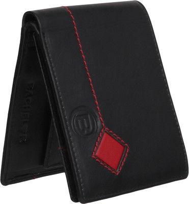 BACHELOR Men Casual Black Genuine Leather Wallet(6 Card Slots), Brbc27