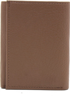 MS Men Casual Brown Artificial Leather Wallet(4 Card Slots)