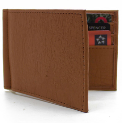 NIetz Men Casual Brown Artificial Leather Wallet(6 Card Slots)
