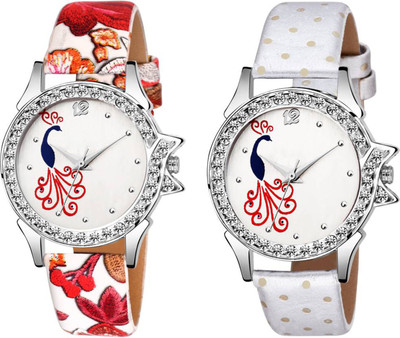 Spike New attractive Fashion Lifestyle Queen Analog Watch Sett Of Two For Girls and Women 108 Watch - For Girls