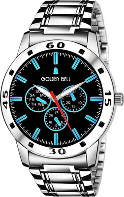 Golden Bell 961GB Original Black Dial Silver Steel Chain Analog Wrist Watch - For Men
Golden Bell 961GB Original Black Dial Silver Steel Chain Analog Wrist Watch - For Men