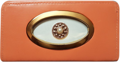 Bloomtail Casual, Party, Formal, Sports Orange Clutch