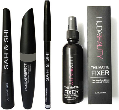 Sah&Shi Eyebrow Black Pencil With Mac Mascara & Mac Liquid Eyeliner (Set of 3) With Huda Long lasting Makeup Fixer Spray(Set of 2)
Sah&Shi Eyebrow Black Pencil With Mac Mascara & Mac Liquid Eyeliner (Set of 3) With Huda Long lasting Makeup Fixer Spray(Set of 2)