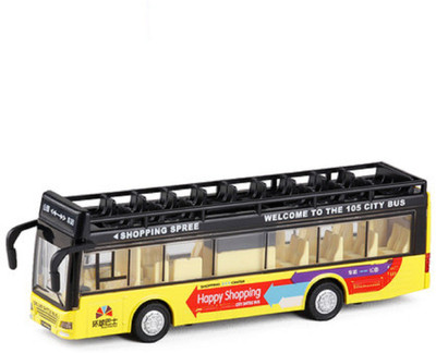 Emob Double Decker Metal Pull Back Yellow City Bus Toy with Light and Sound Features(Multicolor)
Emob Double Decker Metal Pull Back Yellow City Bus Toy with Light and Sound Features(Multicolor)