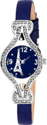 Celora blueparis Designer Blue Diamond Studded Dial Leather Strap Watch - For Women
Celora blueparis Designer Blue Diamond Studded Dial Leather Strap Watch - For Women