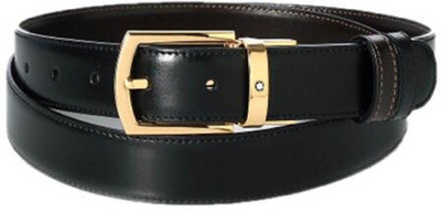 Niryat International Men Black Genuine Leather Belt