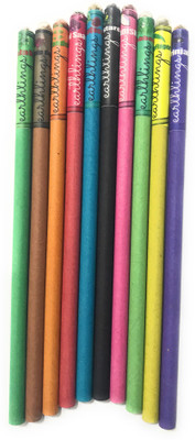 THE GREEN CHAPTER 10 Eco friendly colored pencil Rounded color pencil Shaped Color Pencils(Set of 10, Multicolor)
THE GREEN CHAPTER 10 Eco friendly colored pencil Rounded color pencil Shaped Color Pencils(Set of 10, Multicolor)