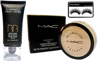 divas beauty Eyelashes, Mac 2 Way Finishing Powder Compact, Prep+Prime BB BEauty Balm Cream Foundation(Set of 3)
divas beauty Eyelashes, Mac 2 Way Finishing Powder Compact, Prep+Prime BB BEauty Balm Cream Foundation(Set of 3)