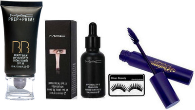 divas beauty Eyelashes & Padma Mascara, Hyper Real SPF 15 Foundation, Prep+Prime BB BEauty Balm Cream Foundation(Set of 4)
divas beauty Eyelashes & Padma Mascara, Hyper Real SPF 15 Foundation, Prep+Prime BB BEauty Balm Cream Foundation(Set of 4)