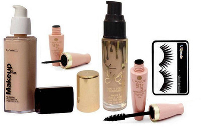 Ultimate Eyelashes with Mac Makeup 24hr Pro Long Wear Spf 10 Foundation, 9to5 Waterproof Eyeliner & Mascara(Set of 5)
Ultimate Eyelashes with Mac Makeup 24hr Pro Long Wear Spf 10 Foundation, 9to5 Waterproof Eyeliner & Mascara(Set of 5)