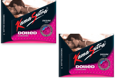 KamaSutra Dotted Condom(Set of 2, 24S)