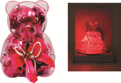 Skylofts Cute Acrylic Teddy Bear Chocolate Gift Pack With A Light Changing LED Birthday Cake Crystal Decoration Piece Combo(80gms)
Skylofts Cute Acrylic Teddy Bear Chocolate Gift Pack With A Light Changing LED Birthday Cake Crystal Decoration Piece Combo(80gms)