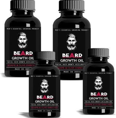 Vihado Mooch & Beard Oil 4x4 15 ML Pack of 4 (60 ml)(15 ml)