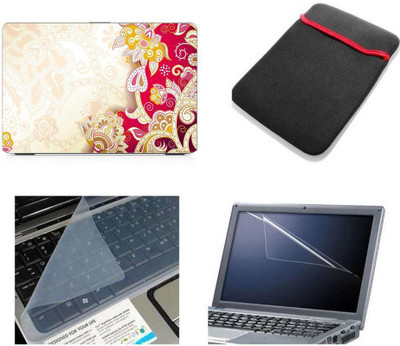 PUNIX Floral Art Abstract Wallpaper 4 In 1 Combo Pack With Laptop Skin Sticker Decal, Laptop Sleeve Pouch, Key Guard, Screen Protector For All 15.6 Inch Laptop Combo Set(Multicolor)
PUNIX Floral Art Abstract Wallpaper 4 In 1 Combo Pack With Laptop Skin Sticker Decal, Laptop Sleeve Pouch, Key Guard, Screen Protector For All 15.6 Inch Laptop Combo Set(Multicolor)