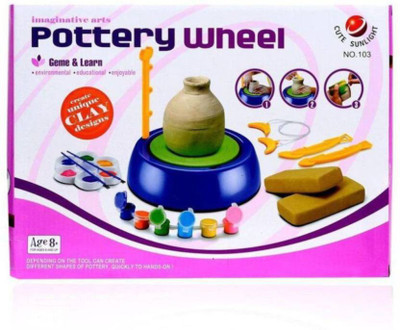 My Online Retail Pottery Wheel Game with Colors and Stencils, Creative Educational Game Toy(Multicolor)
My Online Retail Pottery Wheel Game with Colors and Stencils, Creative Educational Game Toy(Multicolor)