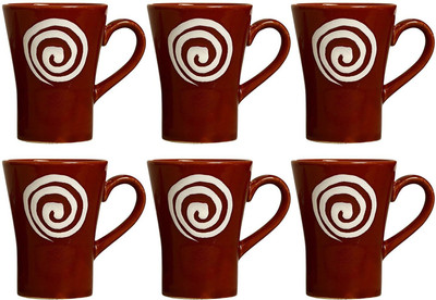 caffeine Coffee Ceramic/Stoneware in Brown & White Doodle Platform (Set of 6) Handmade Ceramic Mug(300 ml, Pack of 6)
caffeine Coffee Ceramic/Stoneware in Brown & White Doodle Platform (Set of 6) Handmade Ceramic Mug(300 ml, Pack of 6)