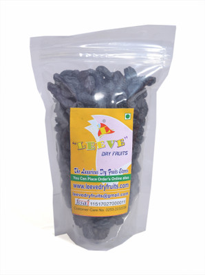 Leeve Dry fruits Afghan Black Raisins , 800gm Raisins(800 g, Pouch)