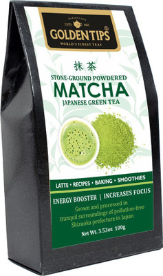 Golden Tips Authentic Japanese Matcha Green Tea Powder, 100g/3.53oz - High in Antioxidants & Energy Matcha Tea Pouch(100 g)
Golden Tips Authentic Japanese Matcha Green Tea Powder, 100g/3.53oz - High in Antioxidants & Energy Matcha Tea Pouch(100 g)