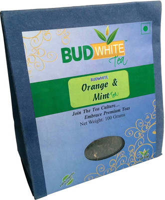 BudWhite Orange & Mint Tea - 100 G Loose Orange, Mint Black Tea(100 g, Box)