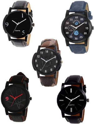 Glamexy New Stylish Leather Strap Watch Combo For Men & Women pack of - 5 Watch - For Men
Glamexy New Stylish Leather Strap Watch Combo For Men & Women pack of - 5 Watch - For Men