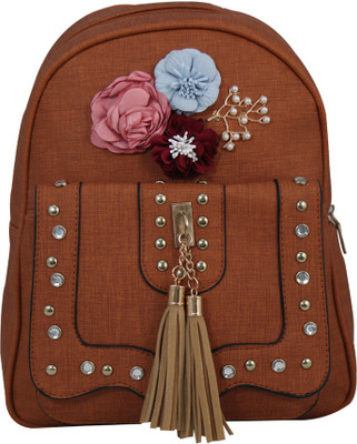 Cidky Backpack Waterproof Backpack(Brown, 13 L)