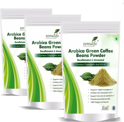 zenulife Organic Green Coffee beans Powder for Weight Management 100 GM Pack of 3 Instant Coffee(3 x 33.33 g)
zenulife Organic Green Coffee beans Powder for Weight Management 100 GM Pack of 3 Instant Coffee(3 x 33.33 g)