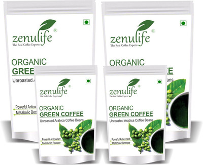 zenulife Organic Green Coffee Beans For Weight Loss (Unroasted Coffee Beans) - 50 gm(Pack of 4) Instant Coffee(4 x 12.5 g, Green Coffee, Unflavoured Flavoured)
zenulife Organic Green Coffee Beans For Weight Loss (Unroasted Coffee Beans) - 50 gm(Pack of 4) Instant Coffee(4 x 12.5 g, Green Coffee, Unflavoured Flavoured)