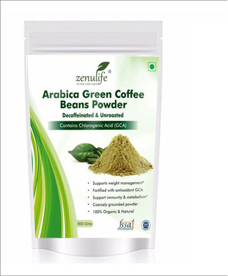 Zenulife Organic Green Coffee beans Powder for Weight Loss (Unroasted Coffee) Instant Coffee 800 g (800 G) Instant Coffee 800 g
Zenulife Organic Green Coffee beans Powder for Weight Loss (Unroasted Coffee) Instant Coffee 800 g (800 G) Instant Coffee 800 g