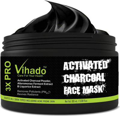 VIHADO Activated Charcoal Black Peel Off Mask Oily Skin Anti Acne Blackhead remover 100 ml (Pack of 1)(100 ml)
VIHADO Activated Charcoal Black Peel Off Mask Oily Skin Anti Acne Blackhead remover 100 ml (Pack of 1)(100 ml)