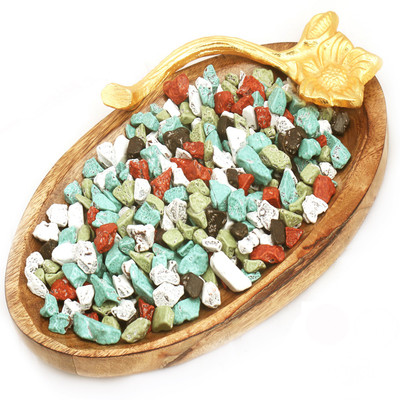 Ghasitaram Gifts Chocolates- Wooden Stone Chocolate Platter Combo(2)