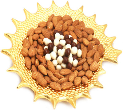 Ghasitaram Gifts Chocolates- Golden Shell Almond and Nutties Platter Combo(3)
Ghasitaram Gifts Chocolates- Golden Shell Almond and Nutties Platter Combo(3)