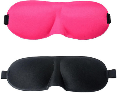 Littledesire Eye Sleeping Eye Shade(Pink, Black), Black;pink