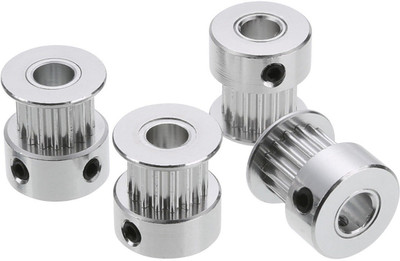 TECHNOLOGYBAZAR 4x GT2 16T Teeth 5mm Bore Aluminum Timing Belt Pulley For 3D Printer Part Silver Toy Accessory(TIMING BELT Silver)
TECHNOLOGYBAZAR 4x GT2 16T Teeth 5mm Bore Aluminum Timing Belt Pulley For 3D Printer Part Silver Toy Accessory(TIMING BELT Silver)